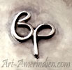 BP soldered mark on Navajo claw pendent