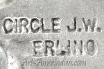 Circle J.W. shop trademark mark for Jack Whittaker Navajo