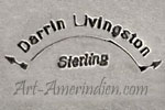 Darrin Livingston Navajo hallmark on Indian Native jewelry