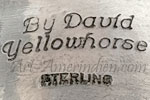 David Yellowhorse hallmark on Navajo jewelry
