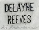 Delayne Reeves Navajo hallmark on Indian Native American jewelry