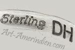 DH mark stamped on Native American Jewelry is Douglas Harrison Navajo
