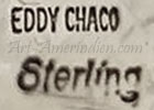 Eddy Chaco Navajo Indian Native American silversmith hallmark on jewelry