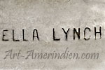 ELLA LYNCH Navajo hallmark on Indian Native American jewelry
