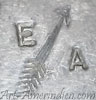 EA and arrow mark