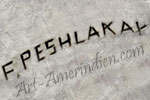 F. PESHLAKAY mark on Indian jewelry is Frank Peshlakay Navajo