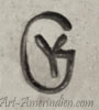 Y inside G mark is Gail Bird and Yazzie Johnson