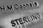 Harlan & Monica Coonsis Zuni hallmark on silver