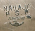 Howard Begay, Navajo Indian Native jewelry mark