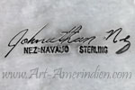 Jonathon Nez Navajo Indian Native jewelry mark