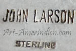 John Larson signature on Navajo jewelry