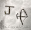 JT bow and arrow mark