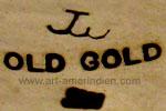 Jerry Westika Zuni indian native american hallmark on gold