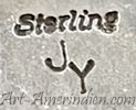 JY misaligned letters mark