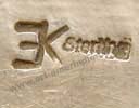 Reverse E K mark for Emerson Kinzel Navajo silversmith