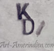 KD/ hallmark on overlay jewelry