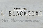 L Blackgoat mark is Larson and Bertha Blackgoat Navajo