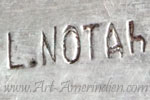 L NOTAh Navajo hallmark on jewelry