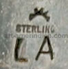 LA Len Adakai Navajo Hallmark on sterling silver indian jewelry