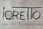 Larry Loretto, Zuni Indian Native jewelry mark