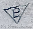 PL conjoinedlookink like a B inside a triangle is Lennie Parker Navajo hallmark