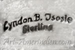 Lyndon B. Tsosie Navajo hallmark on Native American jewelry
