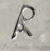 PA conjoined initials mark on jewelry is Alice Platero Navajo hallmark