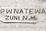 PW NATEWA mark is Pitkin and Wanda Natewa Zuni hallmark