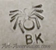 speeder and BK mark on overlay jewelry for Bryan Kagenvema Hopi