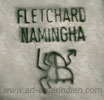 Fletchard Namingha Hopi mark on native jewelry