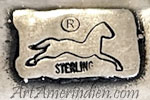 Horse and R mark on overlay jewelry