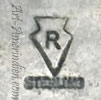R inside Arrow head mark , other mark for Ernest Rangel Navajo