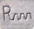 Redwater Navajo silversmith mark, from Window Rock AZ