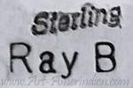 Ray B hallmark for Raymond Begay Navajo