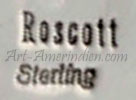 Roscott hallmark on jewelry is Rosco Scott Navajo