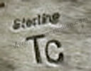 Tc mark on jewelry is Tommie Charlie Navajo silversmith hallmark
