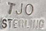 TJO mark on jewelry is Theresa Joe Navajo