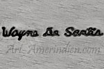 Wayne De Santis script mark is an anglo silversmith