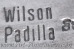 Wilson Padilla Navajo hallmark on indian jewelry